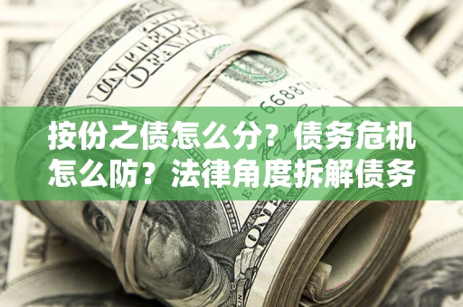 北京按份之债怎么分？债务危机怎么防？法律角度拆解债务分配与风险自保指南