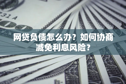 北京网贷负债怎么办？如何协商减免利息风险？
