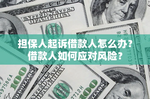 北京担保人起诉借款人怎么办？借款人如何应对风险？